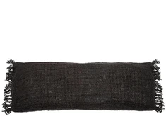 Bazaar Pagalvės užvalkalas, Oh Mano Dieve, 35x100 cm, juoda tamsiai mėlyna