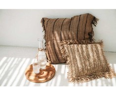 Bazaar Pagalvės užvalkalas, Raffia, 40x40 cm, Natūrali