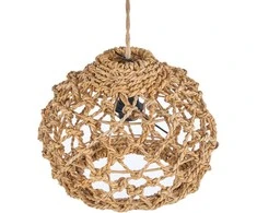 Bazaar Pakabinamas šviestuvas, Banara, 35x35x27 cm, natūralus, bananų lapas
