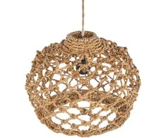 Bazaar Pakabinamas šviestuvas, Banara, 45x45x35 cm, natūralus, bananų lapai