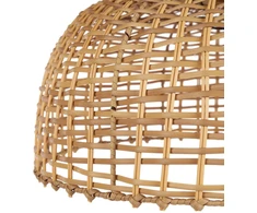 Bazaar Pakabinamas šviestuvas, The Cloche, 60x60x27 cm, natūralus, rotangas
