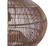 Bazaar Pakabinamas šviestuvas, The Desert Gourd, 48x48x45 cm, ruda, rotangas