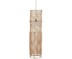 Bazaar Pakabinamas šviestuvas, The Takuhanki Pendant, 31x31x116 cm, natūralus, bananų lapai