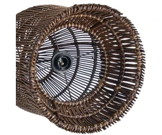 Bazaar Pakabinamas šviestuvas, The Woven Bell, 30x30x50 cm, ruda, bambukas
