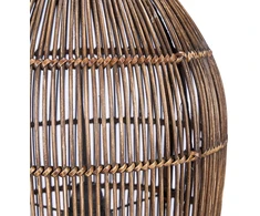 Bazaar Pakabinamas šviestuvas, The Woven Bell, 30x30x50 cm, ruda, bambukas