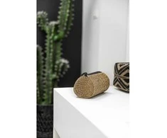 Bazaar Pieštuko dėklas, auksinis, 0,1x0,2x0,1 m, geltonas