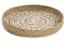 Bazaar Plokštė, Costa Shell, 0,42x0,42x0,06 m, Natūraliai baltos spalvos