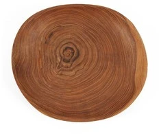 Bazaar Plokštelė, Organinė iš tėkmedžio šaknies, 0,255x0,255x0,025 m, Ruda