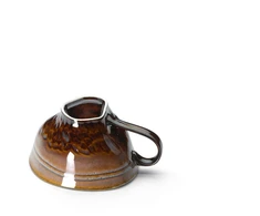 Bazaar Puodelis, 11x13.5x6.2 cm, ruda pilka, keramika