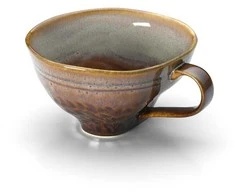 Bazaar Puodelis, 11x13.5x6.2 cm, ruda pilka, keramika