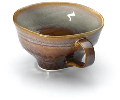 Bazaar Puodelis, 11x13.5x6.2 cm, ruda pilka, keramika