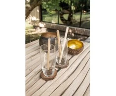 Bazaar Puodžiukas, Tekinė šaknų boho stilius, 0,1x0,1 m, Ruda