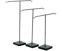 Bazaar Raktažodžių laikikliai, metaliniai, 0,1x0,35x0,35 m, sidabro spalvos