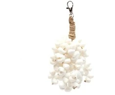 Bazaar Raktų pakabukas, Kai Shell, 0,1x0,1x0,2 m, Balta
