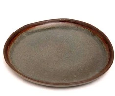 Bazaar Salotų lėkštė 22x22x2 cm mišrios spalvos akmens keramika