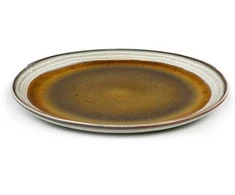 Bazaar Salotų lėkštė Comporta 22x22x2.5 cm mišrios spalvos akmens keramika