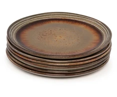 Bazaar Salotų lėkštė Comporta 22x22x2.5 cm mišrios spalvos akmens keramika