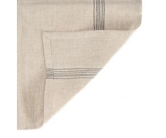 Bazaar Servetėlė 45x45 cm Juoda Linas