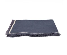 Bazaar Servetėlė 45x45x2 cm Juoda Linas