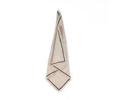 Bazaar Servetėlė 45x45x2 cm Juoda Linas