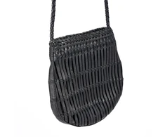 Bazaar Sling krepšys 4x20x77 cm juoda oda