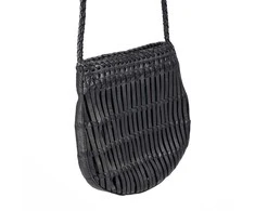 Bazaar Sling krepšys 4x20x77 cm juoda oda