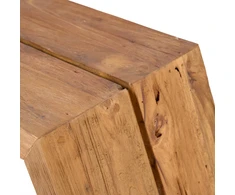 Bazaar Stalas, The Ashley Cocoon, 23x55x22 cm, Natūrali, Tikmedis