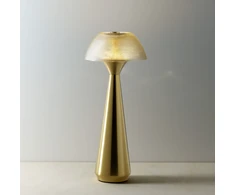 Bazaar Stalinis šviestuvas, Mushlampio LED, 12x12x28 cm, žalvaris, geležis