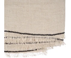 Bazaar Staltiesė 150x250 cm juoda linas