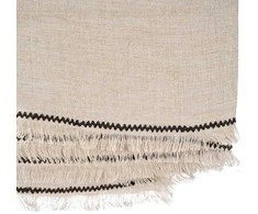 Bazaar Staltiesė 150x250 cm juoda linas