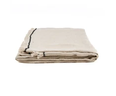 Bazaar Staltiesė 150x250 cm juoda linas