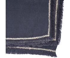 Bazaar Staltiesė 150x250 cm juoda linas
