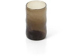 Bazaar Stiklinė 7x7x10 cm Anglies spalvos Perdirbtas stiklas