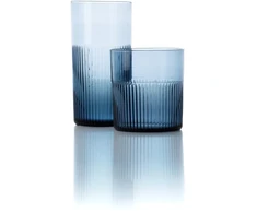 Bazaar Stiklinė Azure Rippled 7.7x7.7x15.3 cm mėlyna stiklas