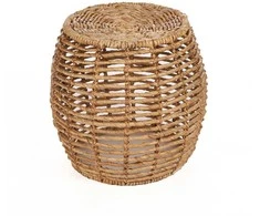 Bazaar Taburetė The Gustih 48x48x45 cm Natūrali, Banano lapai
