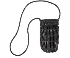 Bazaar Telefono dėklas, The Dial Diva, 4x20x77 cm, juoda, oda