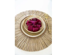 Bazaar Užkandžių lėkštė 17x17x3 cm akmens keramika