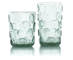 Bazaar Vandens stiklinė, 8.2x8.2x10.5 cm, žydra, perdirbtas stiklas