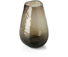 Bazaar Vaza 16.5x16.5x26 cm Ruda Perdirbtas stiklas