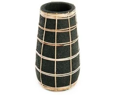 Bazaar Vaza, Cutie, 0,14x0,14x0,26 m, Juoda