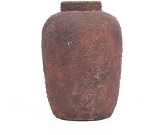 Bazaar Vaza Echo 14x14x20 cm Burgundijos terakota