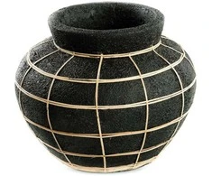 Bazaar Vaza, Pilvas, 0,29x0,29x0,23 m, Juoda