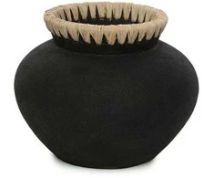 Bazaar Vaza, Styly, 25x25x19 cm, Juoda