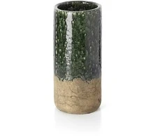 Bazaar Vaza, The Moss Cylinder, 18x18x38 cm, Žalia, Akmens keramika