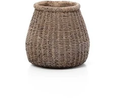 Bazaar Vazonas Faux-Puff 16,7x17x16,5 cm rudas betonas