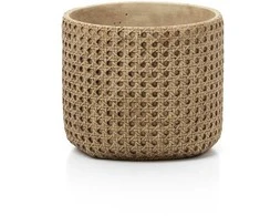 Bazaar Vazonas RattanRock 20x20x17,5 cm Natūralus Betonas