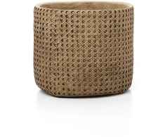 Bazaar Vazonas RattanRock 26x26x24 cm Natūralios spalvos, Betonas