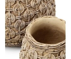 Bazaar Vazonas The Knot 18x18x15.5 cm Natūralus, Betonas