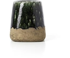 Bazaar Vazonas, The Moss Conical, 17x17x18.5 cm, žalias, akmens keramika