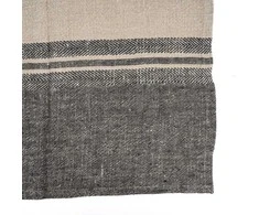 Bazaar Virtuvinis rankšluostis The Linen Dash, 50x70 cm, juodas, linas